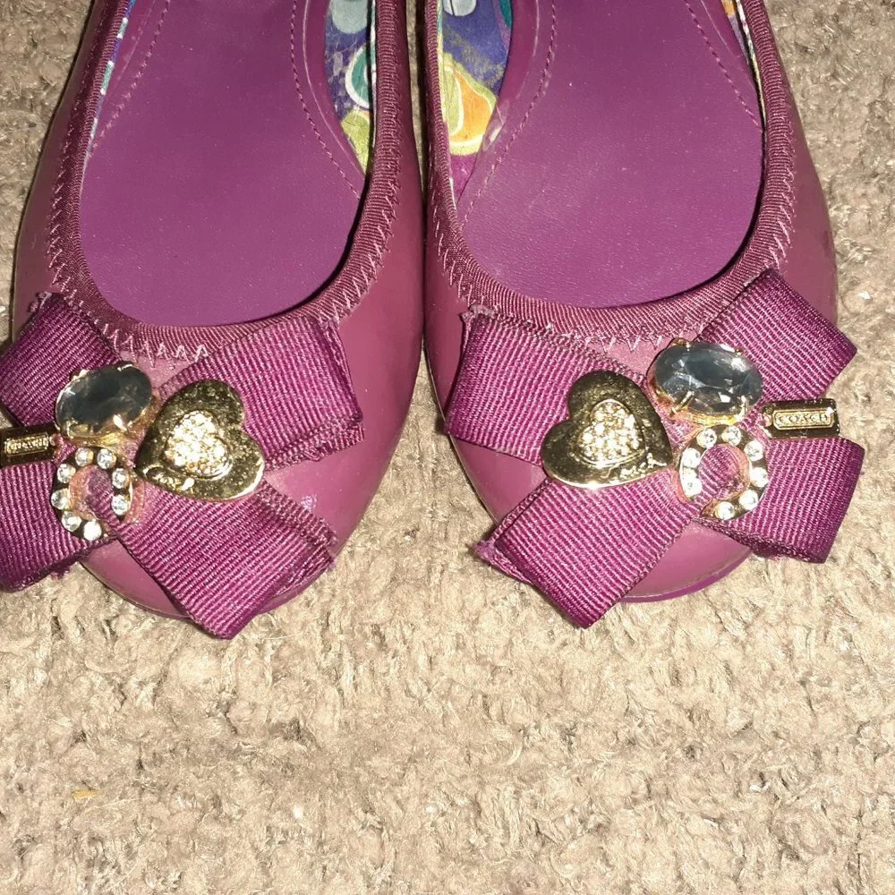 COACH-Poppy-CAPER Ballet Flats - Picture 6 of 7